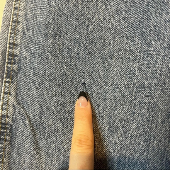 VTG L.L. BEAN 90s High Waisted Contrast Stitching Light Wash Mom Jeans - Picture 13 of 13